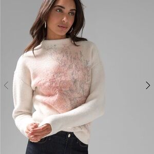 White House black market mock turtleneck sweater small